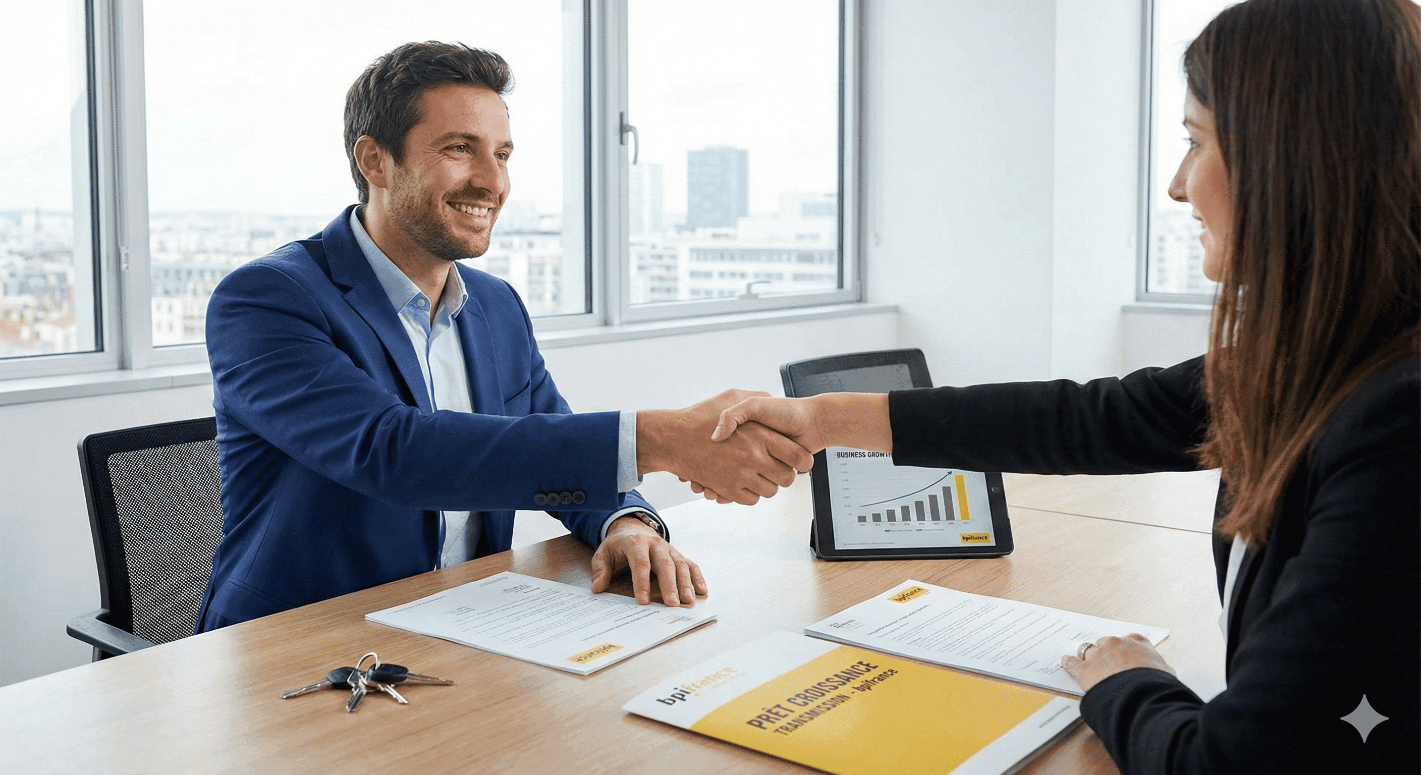 Prêt Croissance Transmission : Bpifrance finance vos acquisitions sans garantie personnelle