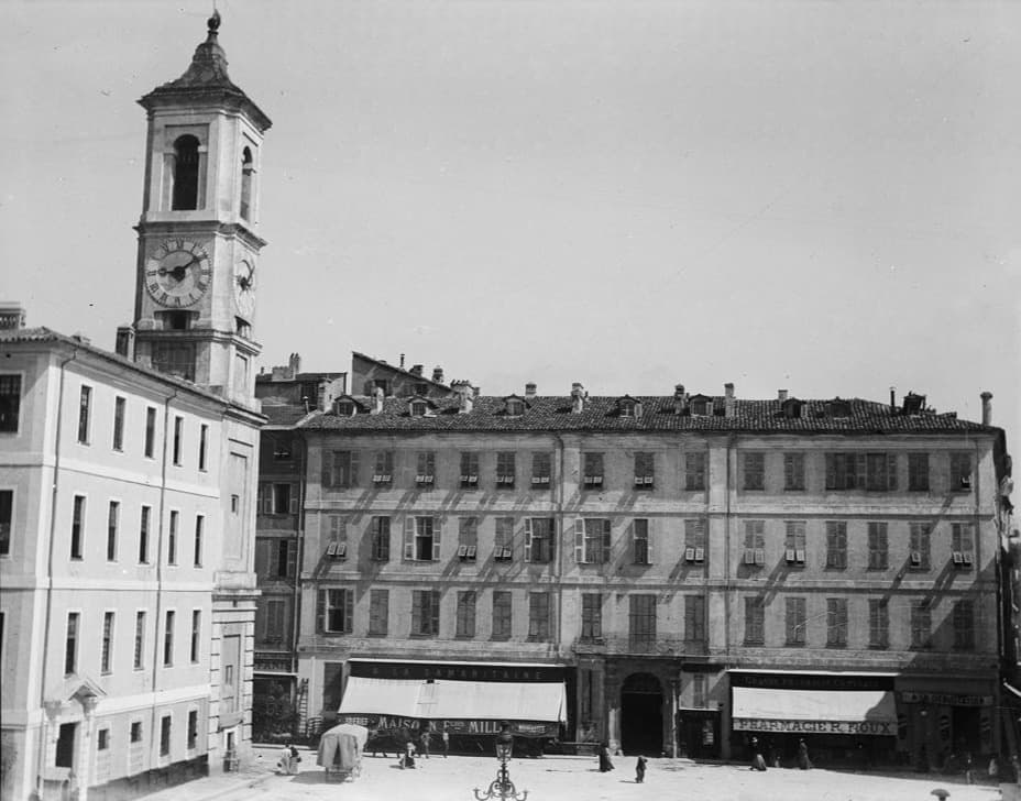 Photographie historique du Palais d'York à Nice, siège du cabinet Aulique Expertise